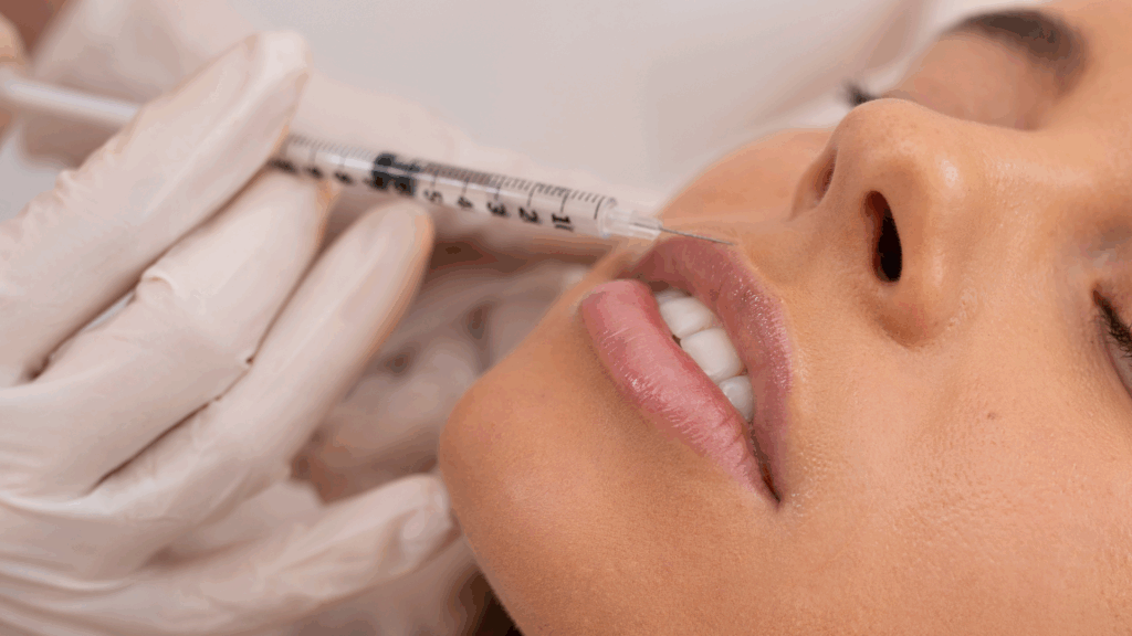 labios con ácido hialurónico ejemplo